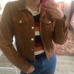 Brown corduroy jacket